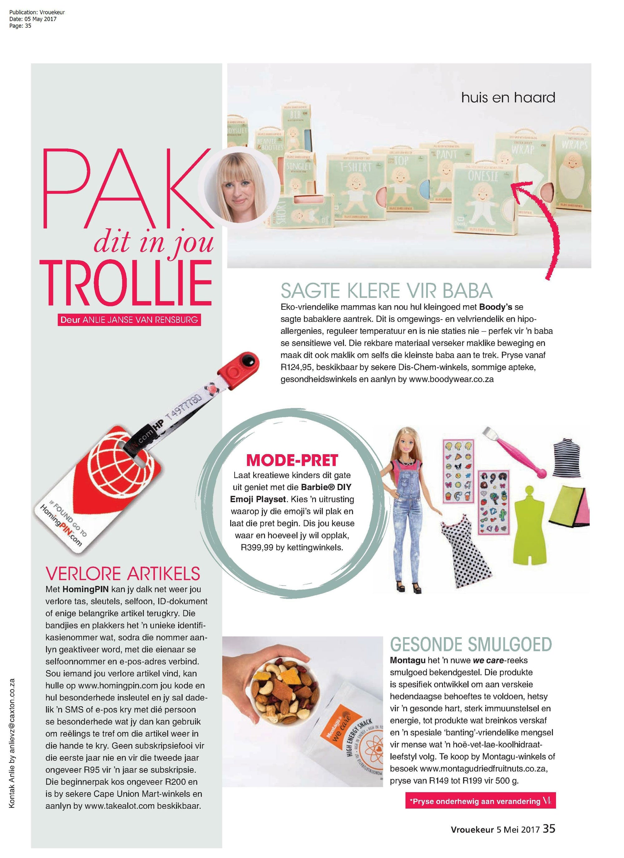 Vrouekeur: Sagte Klere Vir Die Baba