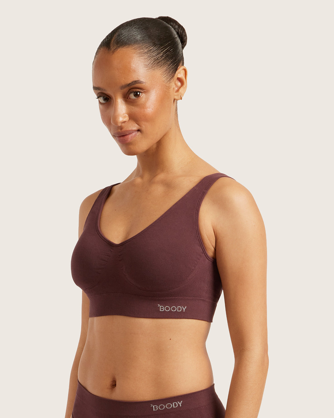 Boody Bamboo Padded Shaper Crop Bra