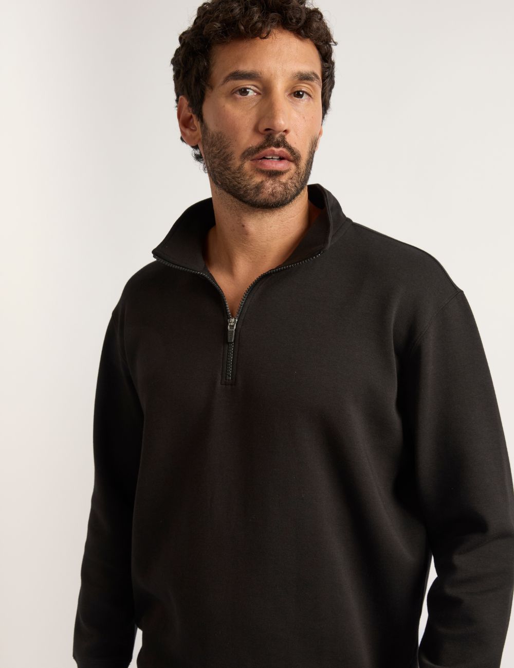 Boody Bamboo CloudKnit™ Men's Quarter Zip Sweater