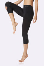 3/4 Black Leggings - Boody Organic Bamboo Eco Wear