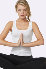 Vegan Ladies' Tank Top White | Boody Organic Bamboo Eco Wear | Women's Natural Tank Tops