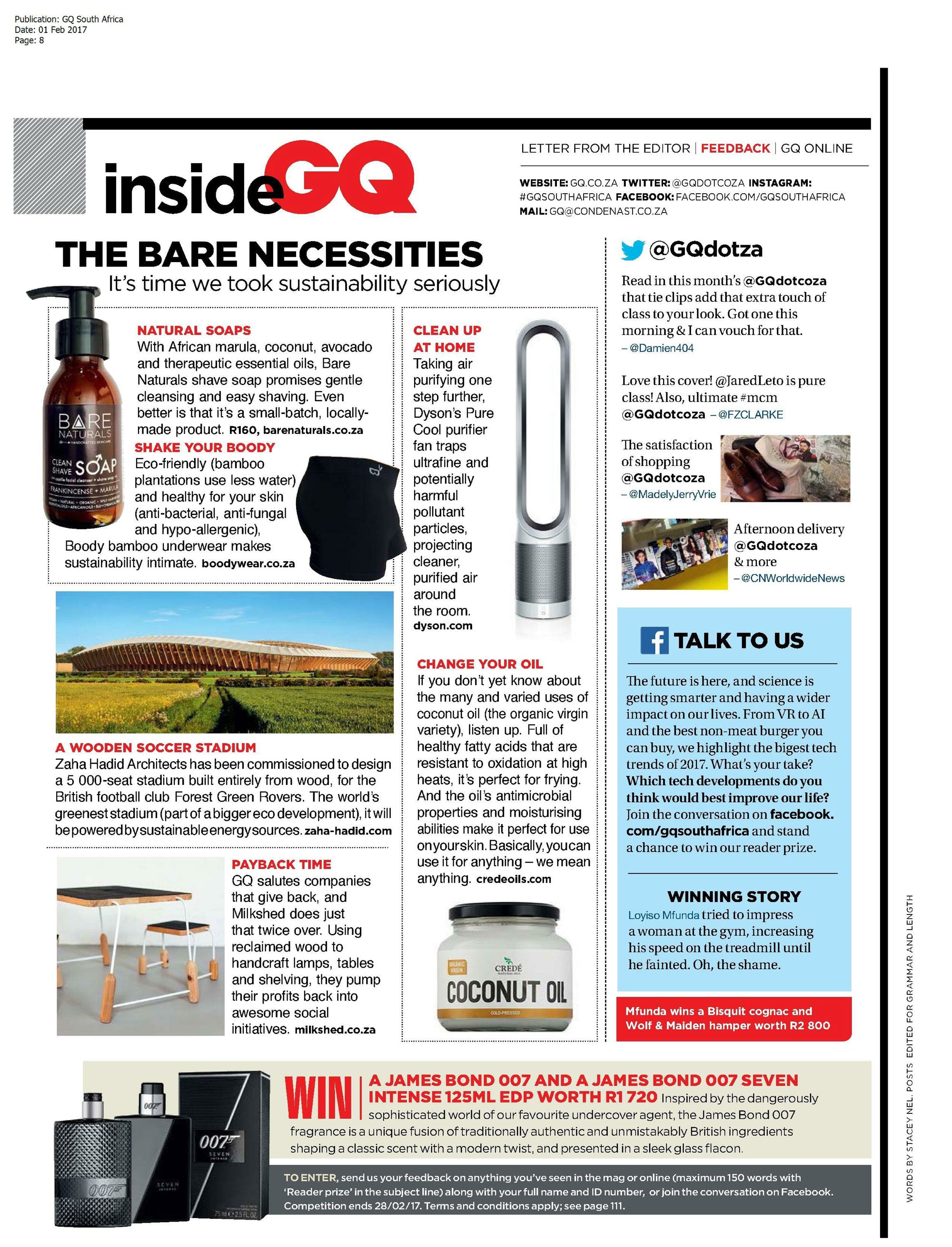 GQ: The bare necessities - Shake your Boody