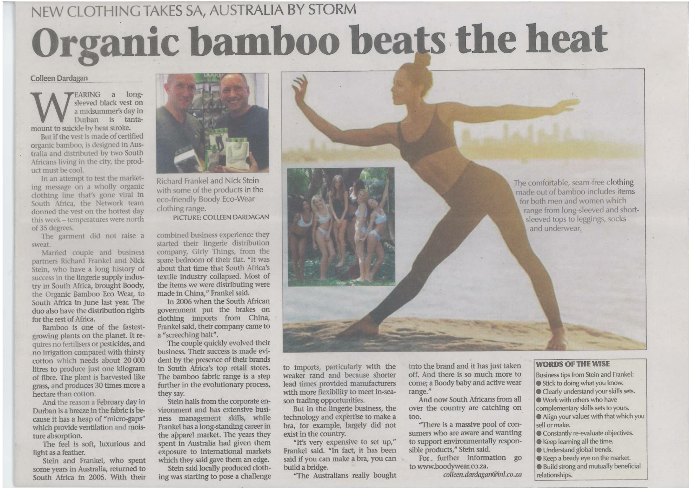 Mercury: Organic bamboo beats the heat