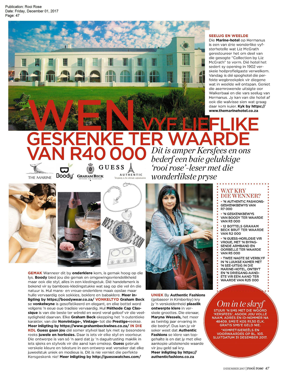 Rooi Rose: GEMAK