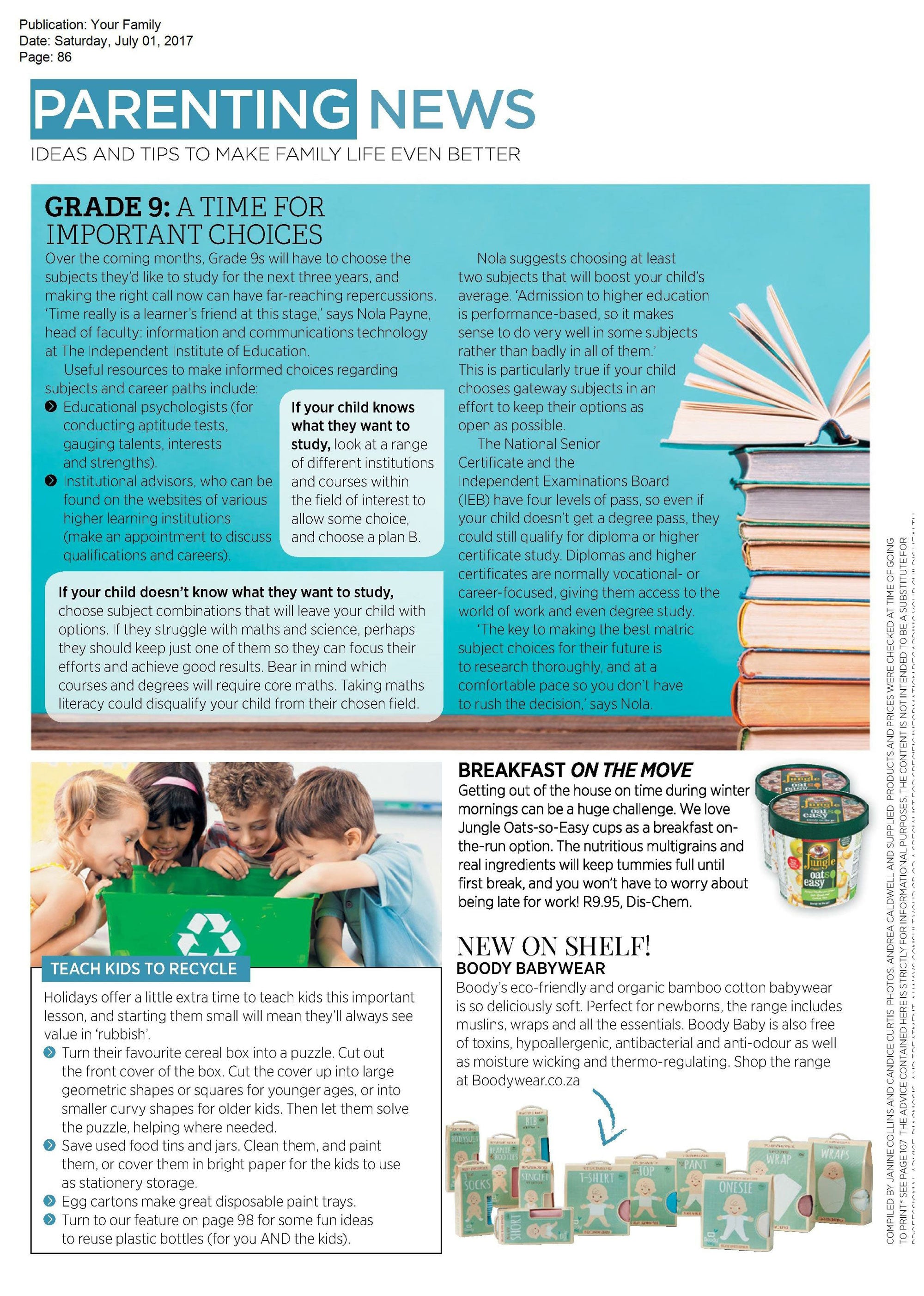 Your Family: Boody Babywear