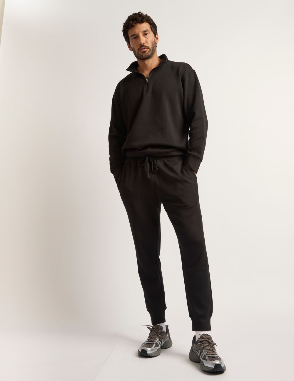 Boody Bamboo Cloudknit™ Men's Quarter Zip Sweater