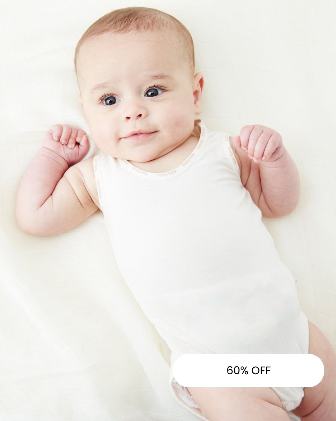 Boody Bamboo Sleeveless Baby Bodysuit