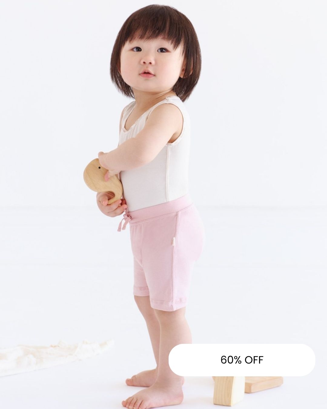 Boody Bamboo Pull on Baby Shorts