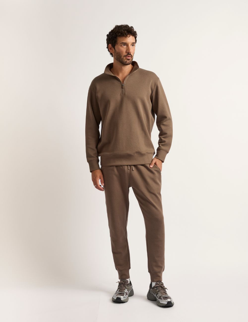 Boody Bamboo Cloudknit™ Men's Quarter Zip Sweater