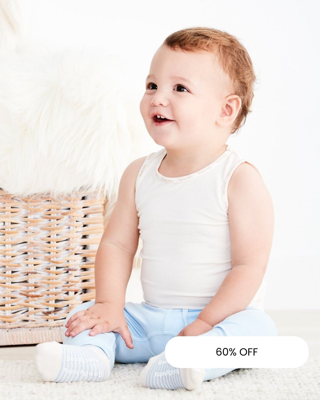 Boody Bamboo Baby Singlet