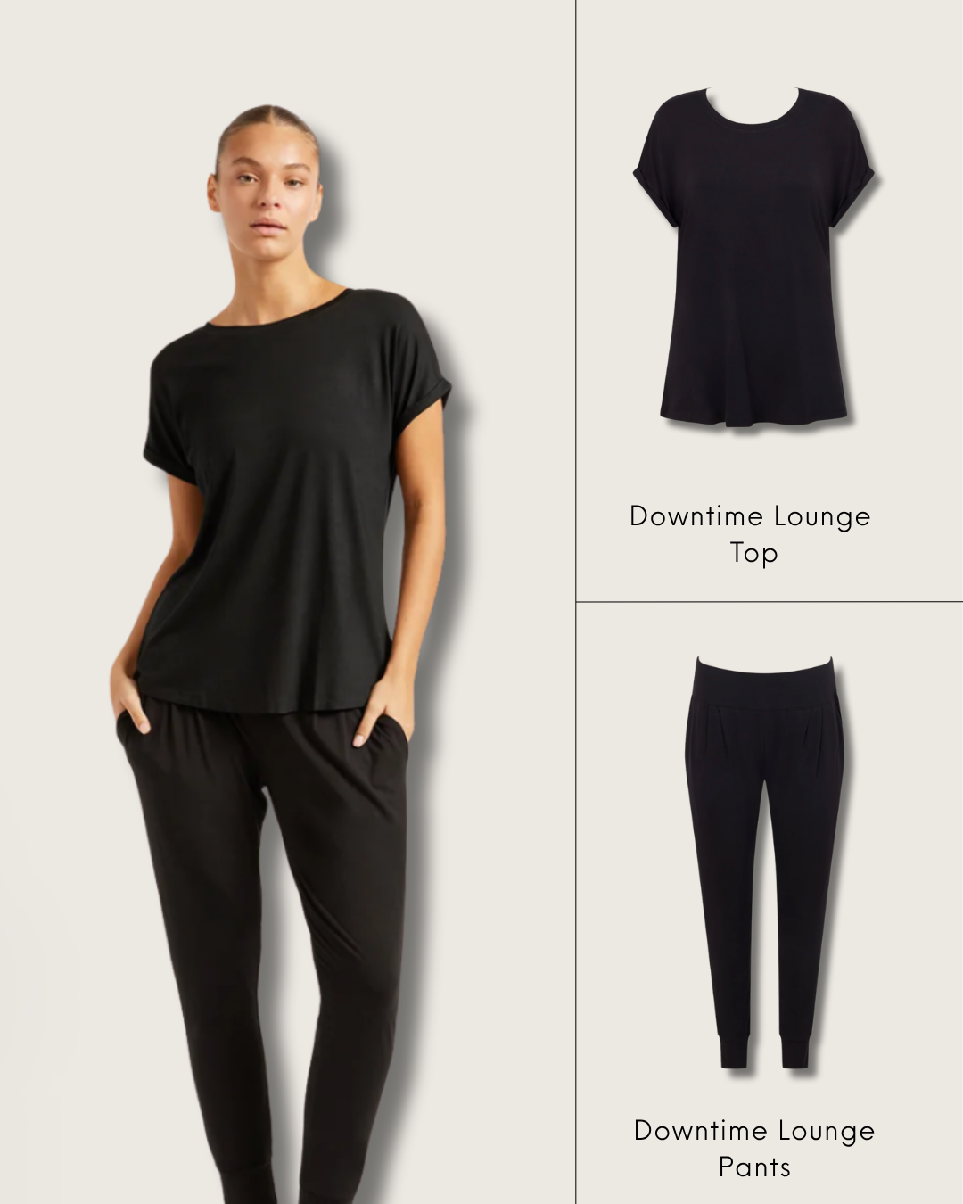 Comfy Lounge Set - Black