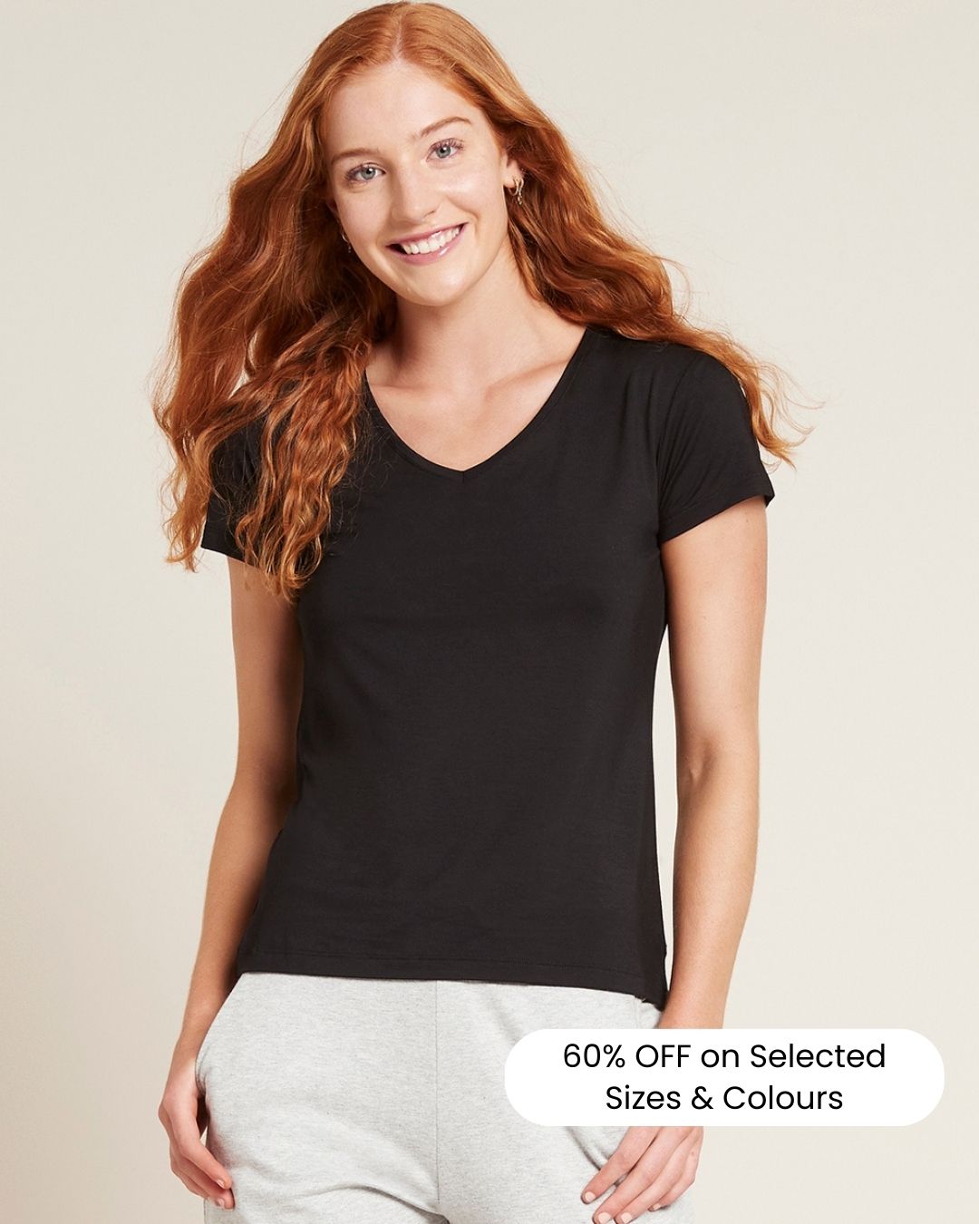 Boody Bamboo Ladies V-Neck T-Shirt