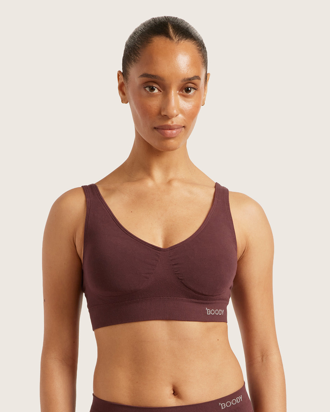 Boody Bamboo Padded Shaper Crop Bra
