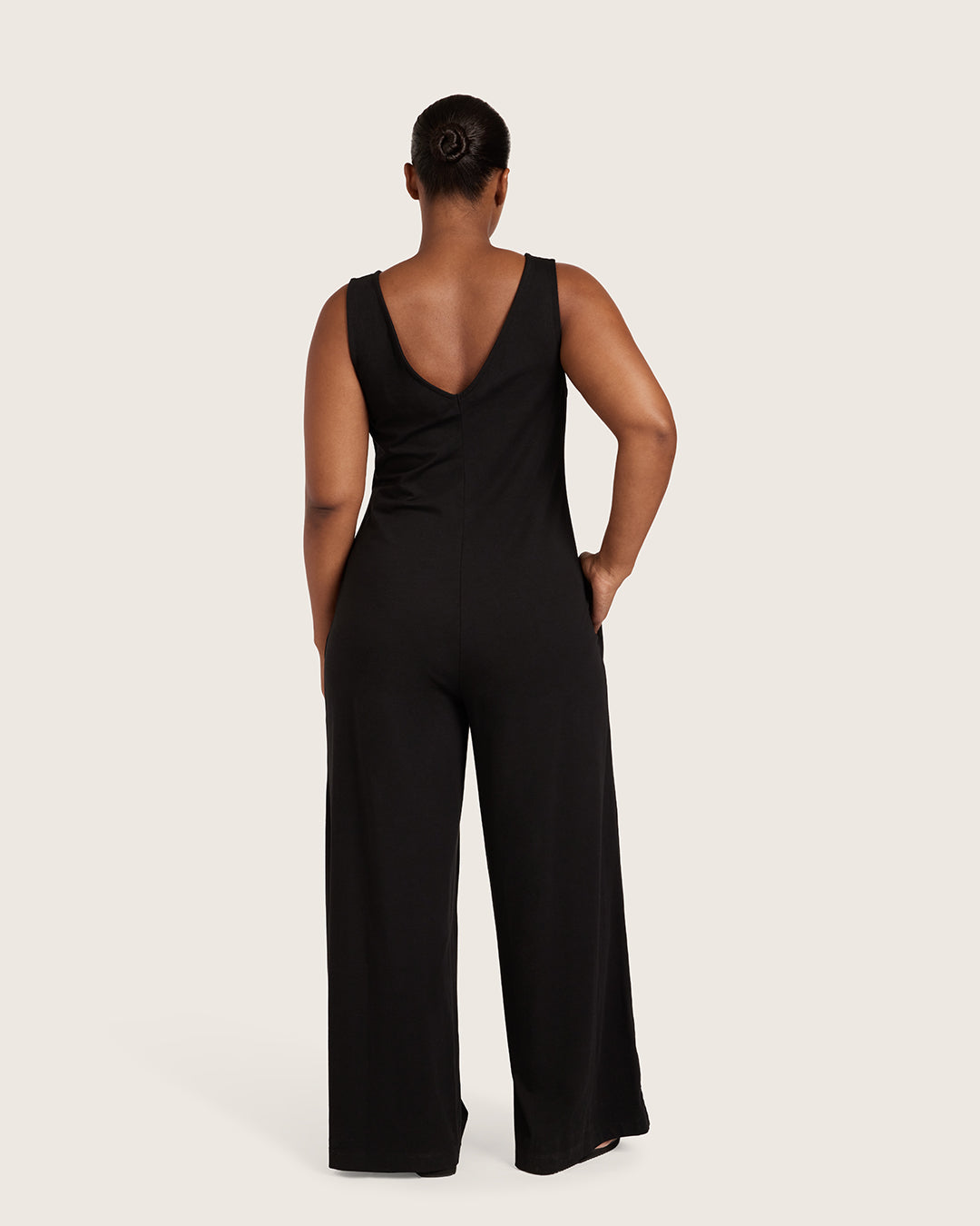 Classic Boat Neck Jumpsuit