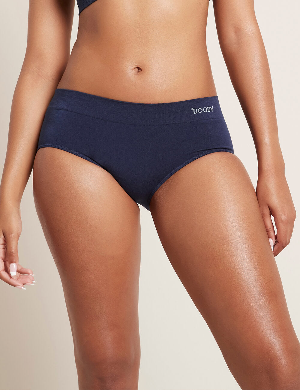 Midi knickers in navy blue Invisible Elegance