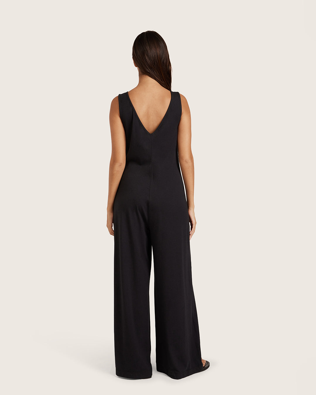 Classic Boat Neck Jumpsuit