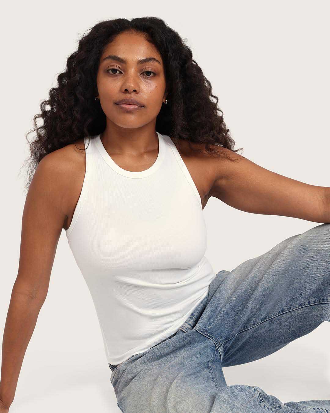 Women's Bamboo Ribbed Racerback Tank