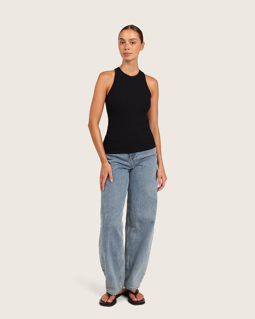 Women's Bamboo Ribbed Racerback Tank