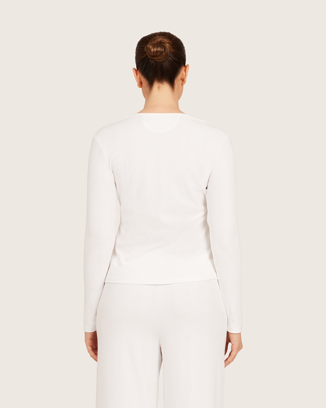 AiraRib Long Sleeve Lounge Henley Top