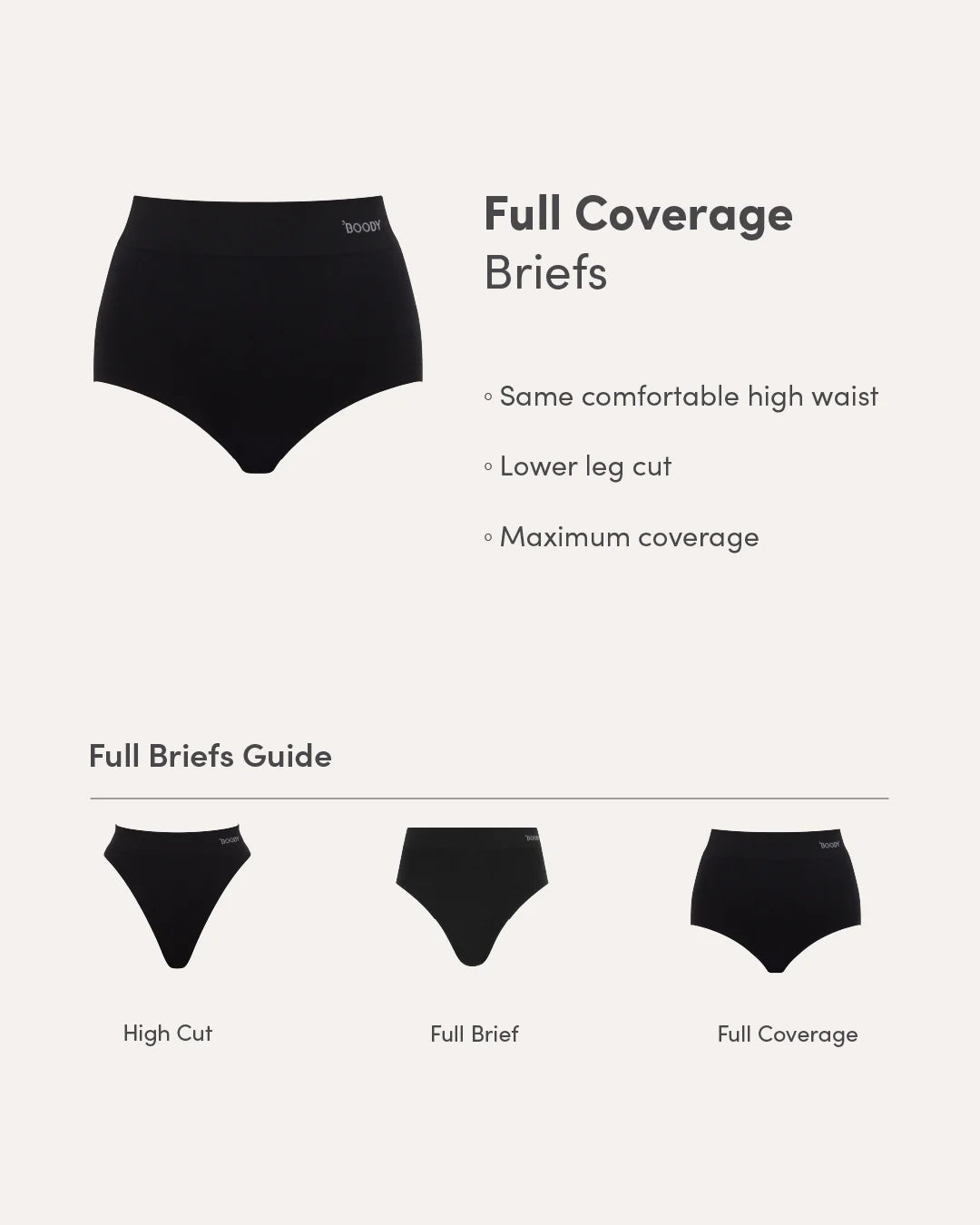 Boody Full Coverage Brief