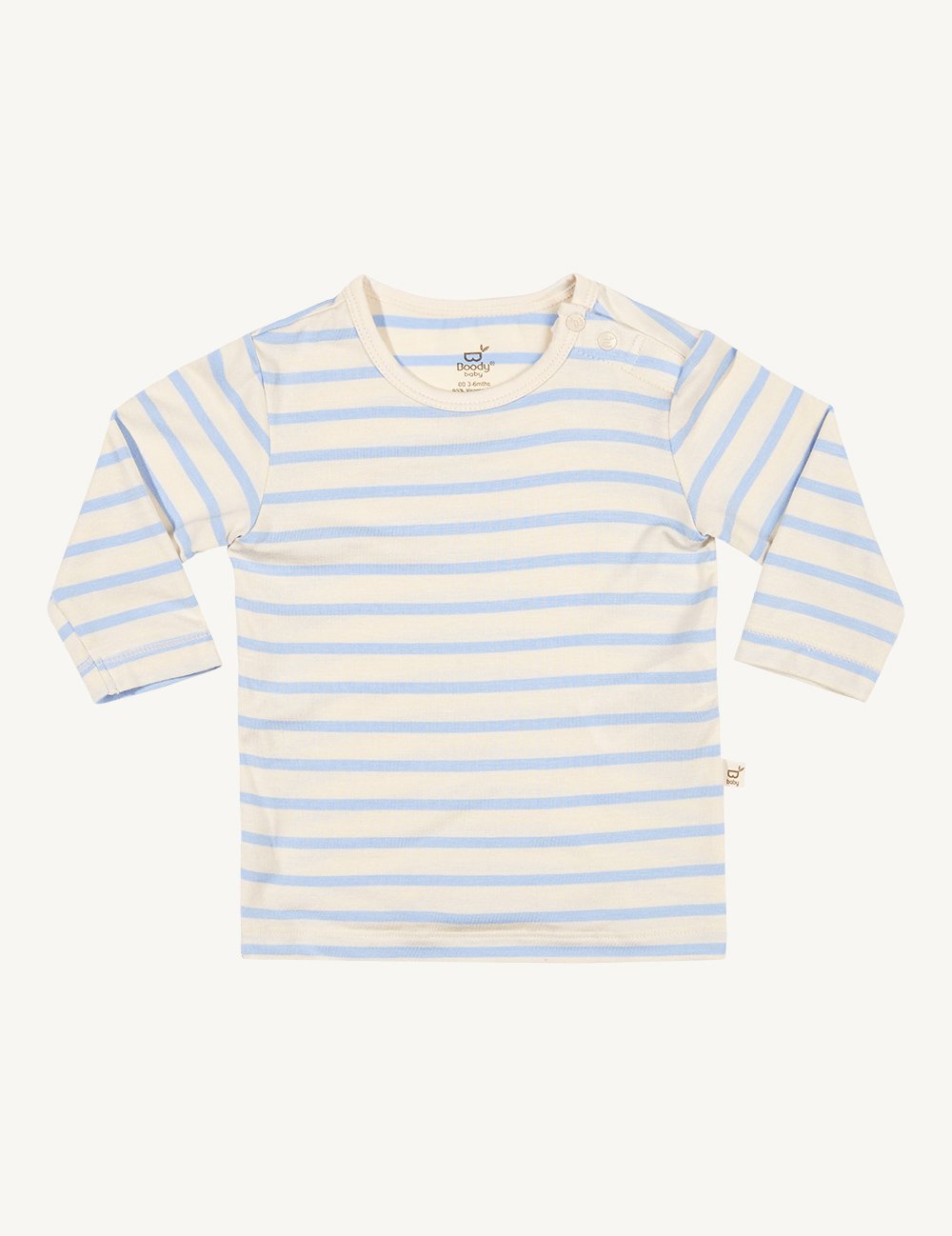 Long Sleeve Boody Bamboo Stripe Baby Top