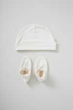 Baby Beanie and Bootie Set - Boody Baby Organic Bamboo Babywear