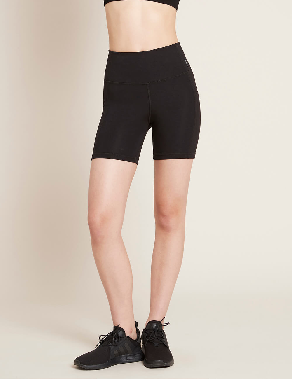High-Waist Compression Mini Shorts - The Marena Group, LLC