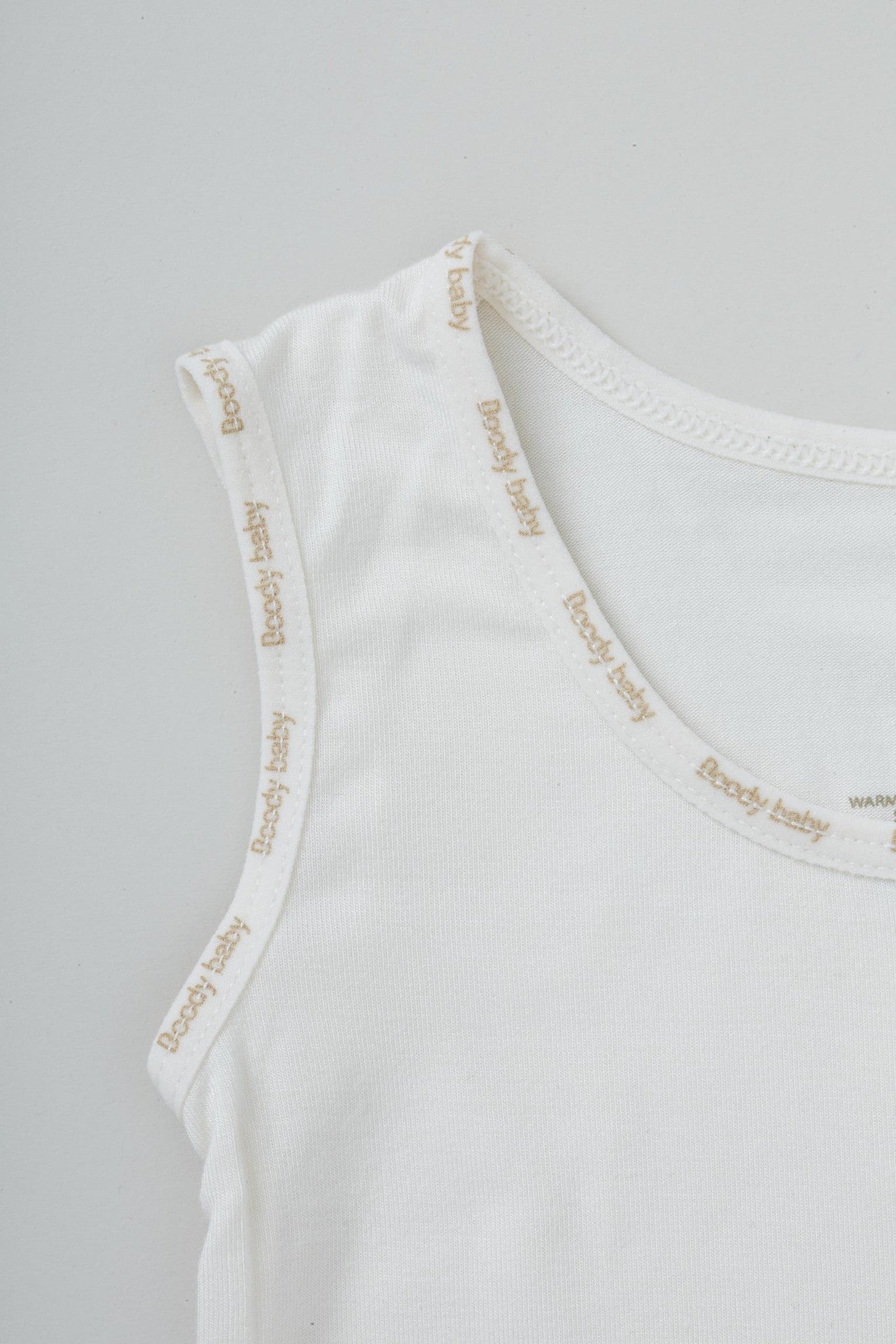 Baby Sleeveless Bodysuit Neutral - Boody Organic Bamboo Eco Wear