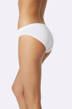 Ladies' Classic Bikini Underwear | Organic Bamboo Classic Bikini Briefs White | Vegan Ladies' Classic Bikini Panties