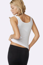 Women's Vegan Tank Top White | Boody Organic Bamboo Eco Wear | Women's Natural Vests 